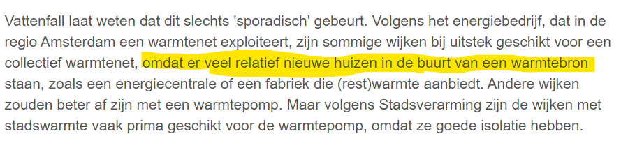 Heftig! <a href="/TrouwGroen/">Trouw Duurzaamheid & Economie</a> past een quote inhoudelijk aan, opdat die in hun verhaal past. Nu lijkt het net alsof  Vattenfall liefst alleen nieuwbouw aansluit op warmte, terwijl de focus meer ligt op bestaande bouw. Links de input vanuit VF, rechts de aangepaste vertaling in Trouw