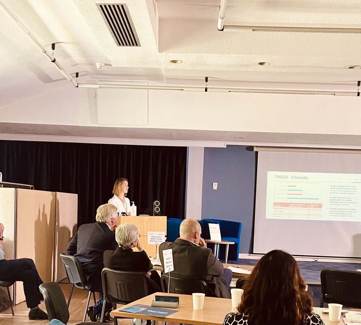 georgeanibaba's tweet photo. Dr Des Holden and @ma_demestihas kicking us off by helping us think about unlocking the power of health and care innovation for all #KSSNextLevel #healthinequalities @KSSAHSN @AACInnovation @NHSEngland @AHSNNetwork @UnityInsights https://t.co/xkxTBKpT9w