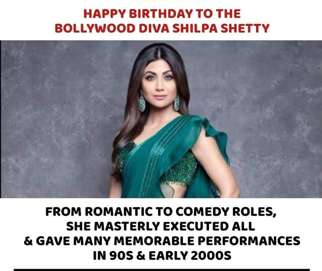 Happy Birthday Shilpa Shetty!    