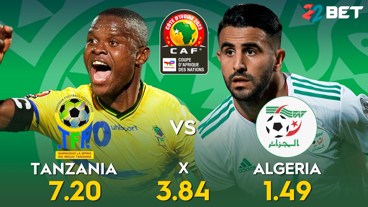 🇹🇿 Tanzania prepare to take on Algeria🇩🇿 in round two of the AFCON qualifiers. 🏆 The teams have got their respective qualifying campaigns off and running and both will be looking to consolidate on a decent start. 💬 Who’s gonna win? Answer in the comments. #22bet