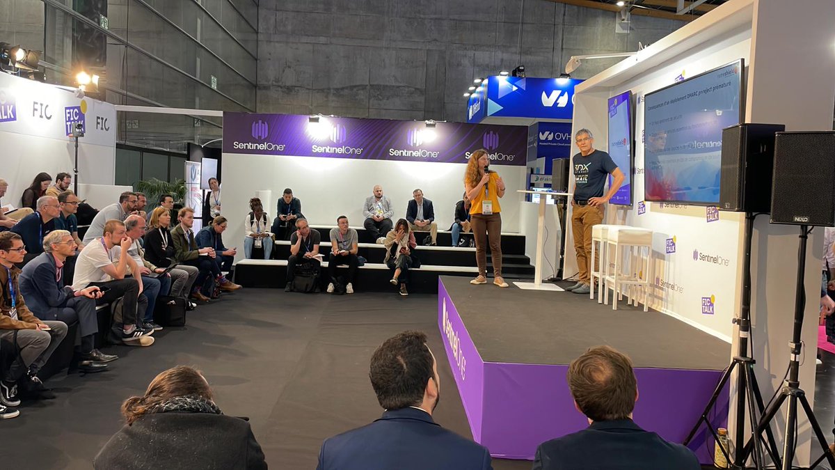 nameshield's tweet photo. [#FIC2022]  #FICTALK animé par Christophe DARY, Expert lutte anti-usurpation par email de 3DXInternet et Élodie FURCY, Chef de projet DMARC de Nameshield: « #DMARC : évitez les pièges pour une mise place réussie ». https://t.co/AnilktstoR