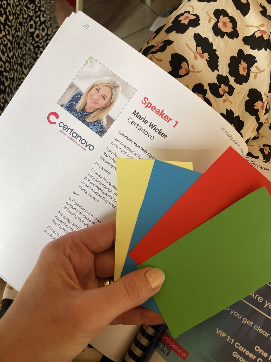 Learning about personality preferences and how it can affect communication <a href="/certanovo/">Marie Haycocks</a> <a href="/socially_shared/">Karen & her fab team!</a> #sociallyshared #ssconf22