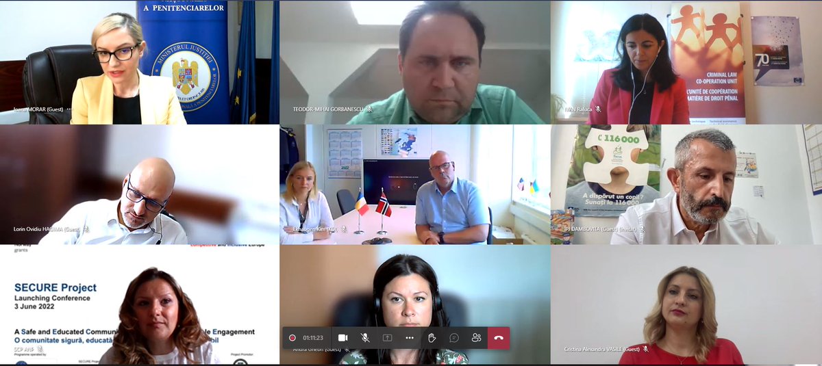 AnpGrants's tweet photo. SECURE Project, financed by Norway Grants, was launched on Friday, 03.06.2022, by the National Administration of Penitentiaries.

#SECUREProject is funded by @EEANorwayGrants 🇳🇴, the Justice Programme 🇷🇴 .

Read more: https://t.co/DPU926hjPQ https://t.co/3JyFFQoICC
