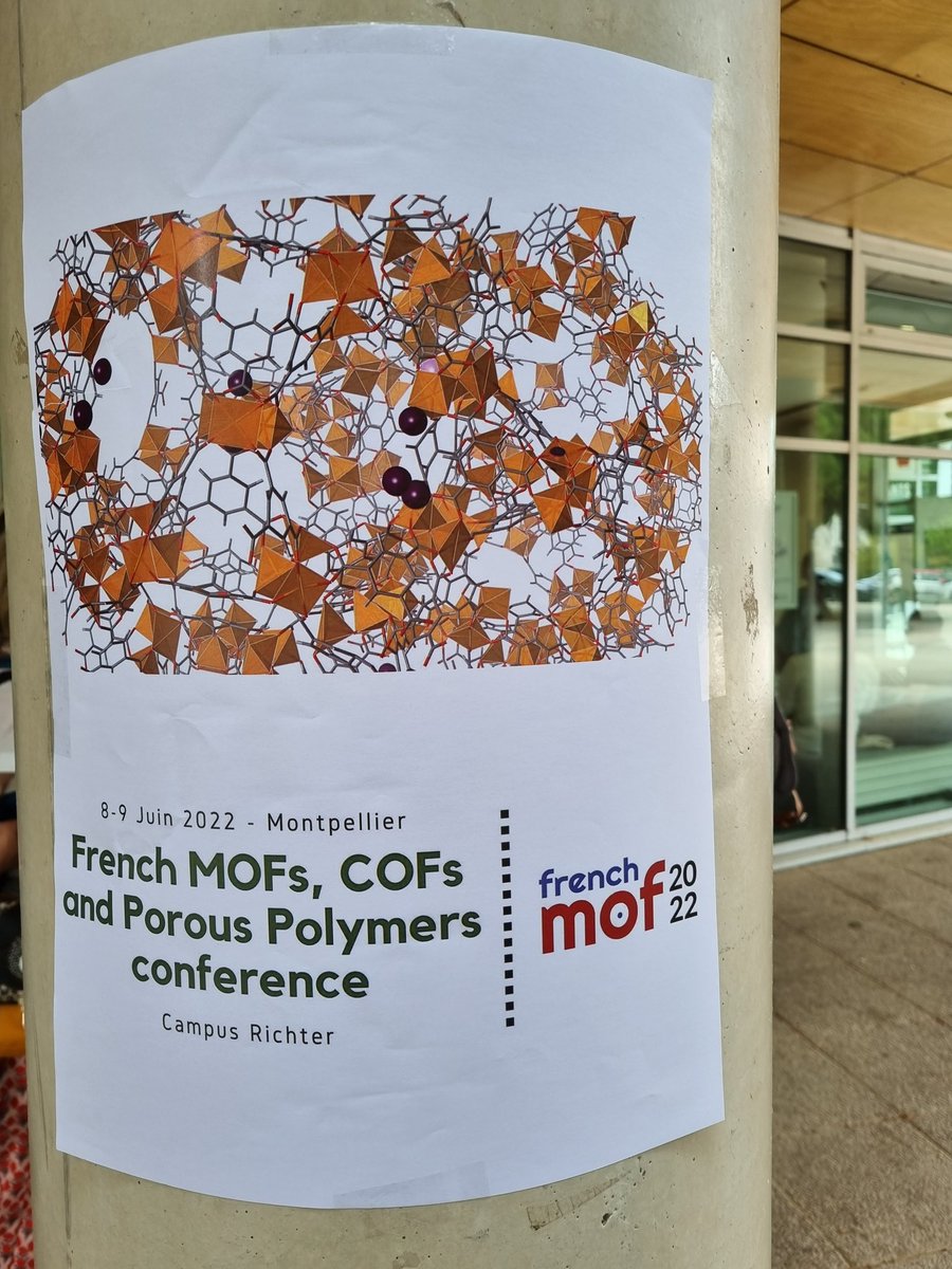 Pascal Van Der Voort // COMOC research (@comoc_research) on Twitter photo The third French MOF/COF conference has started in Montpellier, hosted by <a href="/gmaurin1/">Guillaume Maurin</a>, <a href="/fxcoudert/">FX Coudert</a> and #ChristianSerre. Belgians are of course welcome too. ;) The third French MOF/COF conference has started in Montpellier, hosted by <a href="/gmaurin1/">Guillaume Maurin</a>, <a href="/fxcoudert/">FX Coudert</a> and #ChristianSerre. Belgians are of course welcome too. ;)