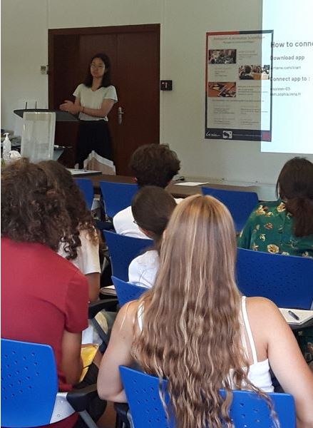 inria_sophia's tweet photo. [#MathC2+] Jour 1 Grand merci 👏aux 👩‍🎓👨‍🎓doctorant-e-s des équipes de recherche du centre @Inria : Aude @InriaMaasai Aline @wimmics Clotilde (Biocore) Paul (Calisto) Bernard (Diana) Yingyu @InriaEpione &amp; Owen qui ont présenté leur parcours/leur sujet et échangé avec les 50 lycéens https://t.co/70aL6JRHFi