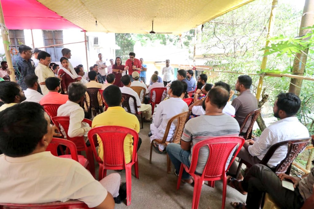 szarita's tweet photo. Meeting with @INCTripura workers today in #Agartala with @drajoykumar 
@SudipRoy_Barman https://t.co/tOjAjQshk0