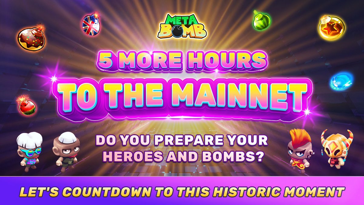 I have seen many projects come and go.
I have never been more optimistic about the future growth of low-cap GameFi projects. Cryptocurrency companies come and go. GameFi is the real power of crypto!
Follow me, to build real #MetaBomb for next bull run <a href="/metabombgame/">MetaBomb Official</a>