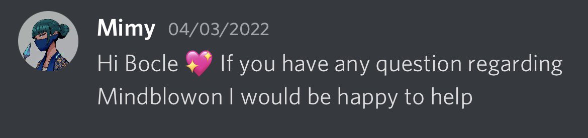 I remember my first day being a mod in @MindblowonNFT , i didn’t know anything about being a mod and this beautiful soul <a href="/mimy_xo/">Mimy</a> dm me to help me with everything.

Happiest birthday to you Mimy.
You truly the best woman i know in this space. I love you❤️