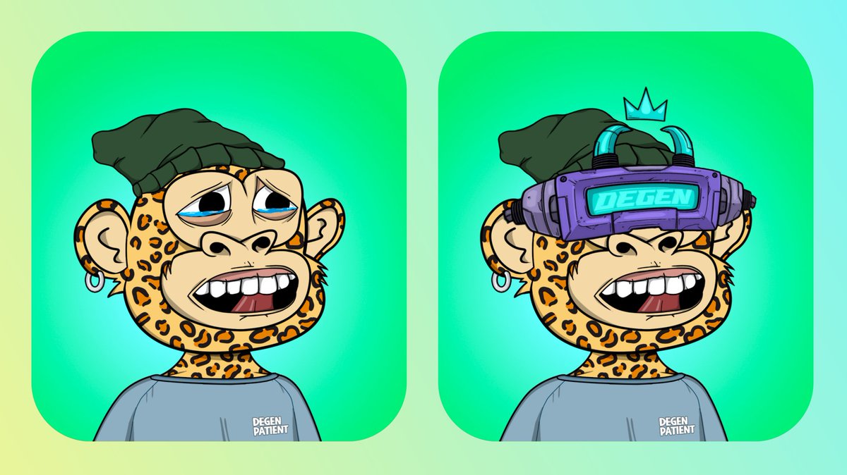 Transformed my DDAC (Degen DAO Ape Club) to an DSAC (Degen Sweeper Ape Club) lol

My Degens from <a href="/TheYoloDAO/">TheYoloDAO</a> will follow, so <a href="/DegenSweepers/">Degenerate Sweepers | FREE MINT ON SOLANA</a> and <a href="/_Urkann/">ayo</a> be prepared for our upcoming collab 🧹🧹🧹
#DegenGlasses #UrkannArmy #TheDegenSweepers