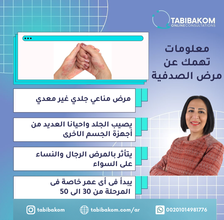 tabibakom's tweet photo. تعرف على بعض المعلومات التى تهمك عن مرض الصدفية
احجز استشارتك الآن مع دكتورة مروة عامر استشارى الجلدية بمنصة طبيبكم من خلال:
https://t.co/JgQA7yYzvS
#جلدية
#صدفية_الجلد
#صدفية_الشعر 
#صدفية_الأظافر
#مرض_الصدفية https://t.co/oqOeqfPYav