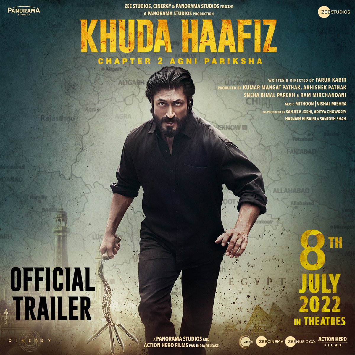 Anything for love is the theme of the action-packed trailer of #KhudaHaafizChapter2:AgniPariksha 
#TrailerOutNow

<a href="/VidyutJammwal/">Vidyut Jammwal</a> <a href="/ShivaleekaO/">Shivaleeka Oberoi</a> <a href="/faruk_kabir/">faruk kabir</a> <a href="/KumarMangat/">Kumar Mangat Pathak</a> <a href="/AbhishekPathakk/">Abhishek Pathak</a> #SnehaBimalParekh @ram_Cinergy <a href="/ZeeStudios_/">Zee Studios</a> <a href="/PanoramaMovies/">Panorama Studios</a> <a href="/ActionHeroFilm1/">Action Hero Films</a> <a href="/treeshulmedia/">Tree-Shul Media Solutions</a>