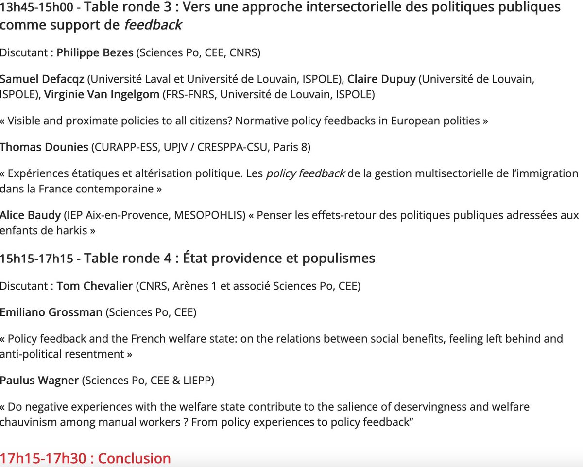 tom chevalier (@tomchevalier6) on Twitter photo Très heureux d'organiser avec <a href="/b_mesnel/">Blandine Mesnel</a> cette superbe JE sur les policy feedback "quand les politiques publiques font de la politique" au <a href="/SciencesPo_CEE/">CEE, Sciences Po/CNRS</a> le 17 juin! plein de présentations intéressantes à venir 👇 pour s'inscrire: sciencespo.fr/centre-etudes-… Très heureux d'organiser avec <a href="/b_mesnel/">Blandine Mesnel</a> cette superbe JE sur les policy feedback "quand les politiques publiques font de la politique" au <a href="/SciencesPo_CEE/">CEE, Sciences Po/CNRS</a> le 17 juin! plein de présentations intéressantes à venir 👇 pour s'inscrire: sciencespo.fr/centre-etudes-…