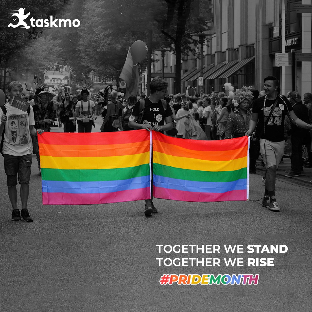 Taskmo_official's tweet photo. Be proud of who you are, regardless of what others think!
Happy Pride Month!
From Taskmo!
#PrideMonth #taskmo https://t.co/8XXp0G5tdk