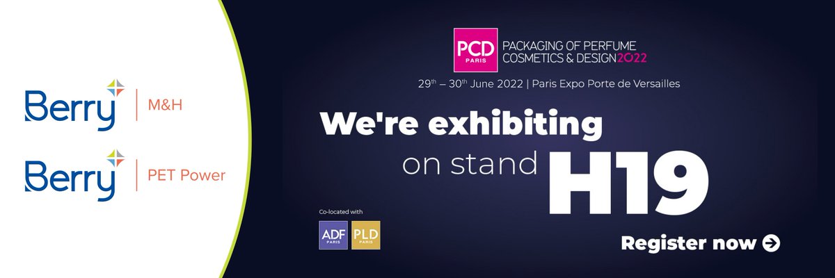 We are looking forward to exhibiting @parispackweek stand H19 on the 29th and 30th of June click the link to register to visit registration.gesevent.com/survey/01rt185… #OneBerry #packagingexhibitions #visitus