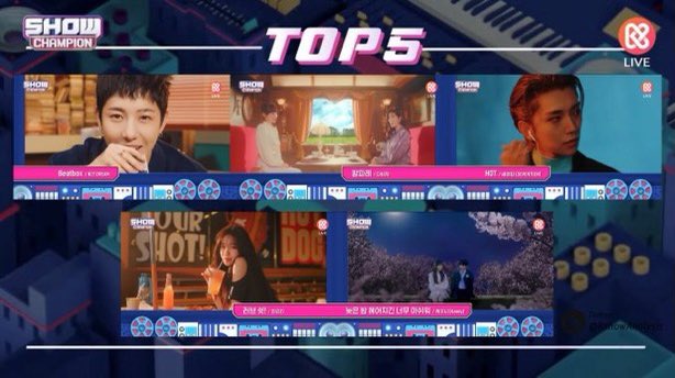 ARnctdream's tweet photo. [معلومة]-220608 

دريم في اعلى 5 مراكز في Show Champion اليوم 💞 https://t.co/TRvXEZrj9B