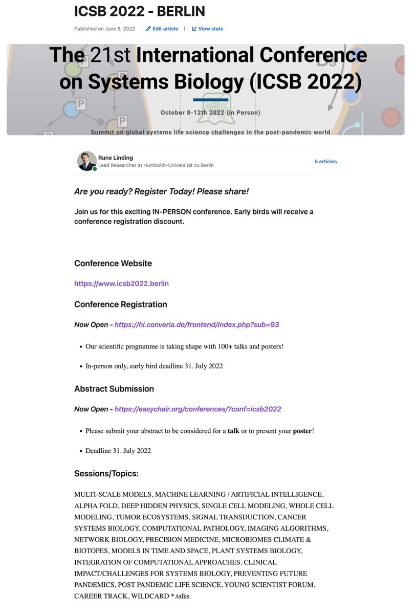 Prof(ret.) Dr Rune Linding  tweet media