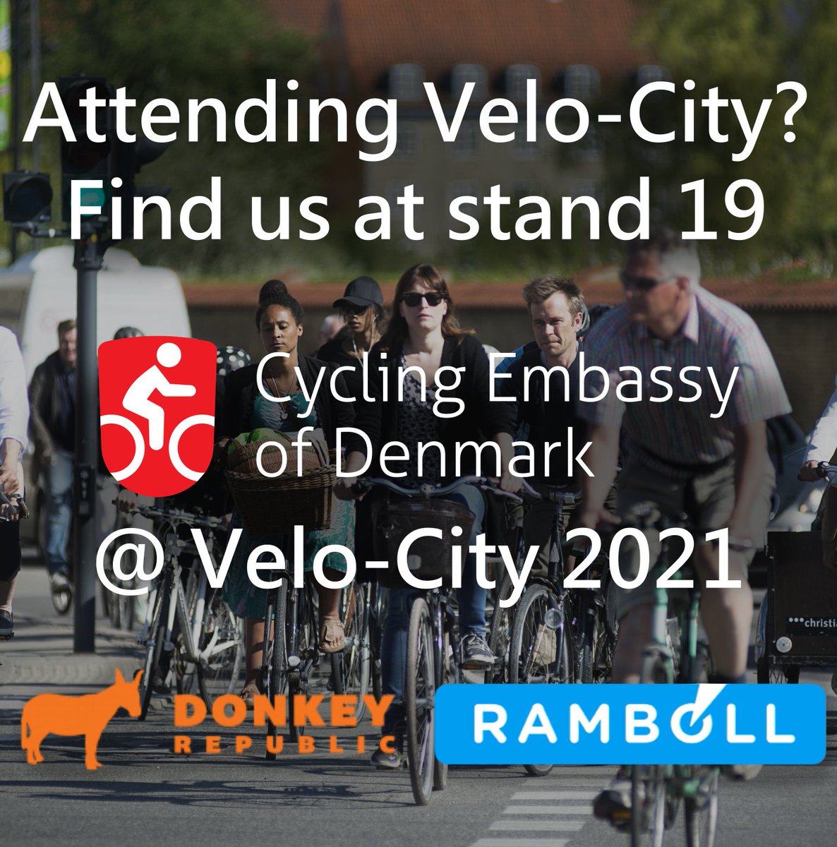 Attending Velo-city? Find us at stand 19 together with @ramboll @Donkey_Republic @VelocitySeries #Ljubljana 🇸🇮 #VC22