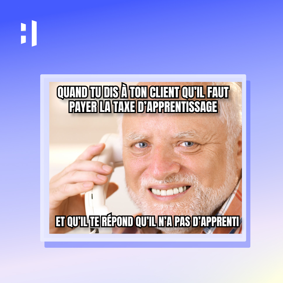 Eh non, loupé ! 🤭
C'est bien parce qu'il n'y a pas d'#apprenti dans l'entreprise que cette #taxe n'est pas exonérée. 
De plus, cette #exonération n'est plus annuelle mais mensuelle ! 😌
#comptabilité