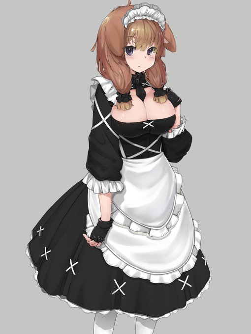 グラップラー犬耳メイド。尻尾はスカートの中で 