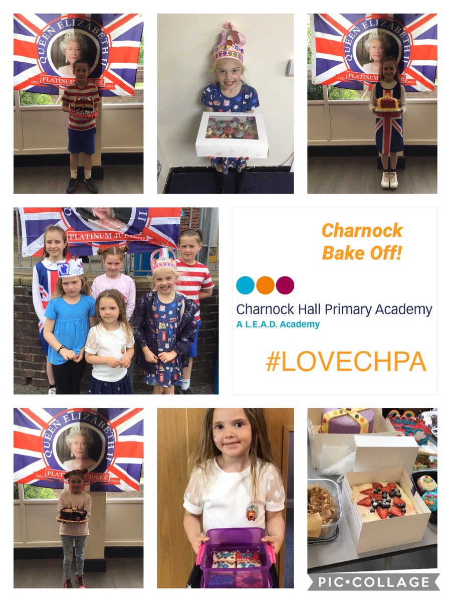 Charnock Hall (@charnocklead) on Twitter photo Thank you to everyone who participated in the Charnock Jubilee Bake Off competition. We had over 130 entries and all the bakes were incredible.
KS1 Winners:
Eire - 1st
Evie - 2nd
Harper - 3rd
KS2 Winners:
Emilia - 1st
Lucas - 2nd
Poppy - 3rd
#LOVECHPA
#jubilee
<a href="/BritishBakeOff/">British Bake Off</a> Thank you to everyone who participated in the Charnock Jubilee Bake Off competition. We had over 130 entries and all the bakes were incredible.
KS1 Winners:
Eire - 1st
Evie - 2nd
Harper - 3rd
KS2 Winners:
Emilia - 1st
Lucas - 2nd
Poppy - 3rd
#LOVECHPA
#jubilee
<a href="/BritishBakeOff/">British Bake Off</a>