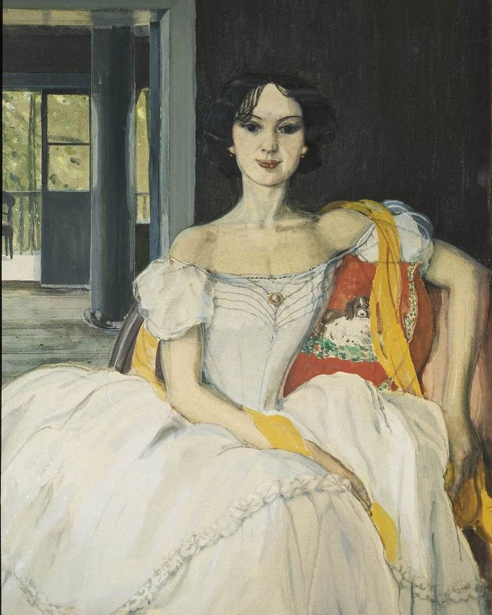 olgatuleninova's tweet photo. Konstantin Andreevich Somov
«Echo of the Past tense»[1903]
Paper on cardboard, watercolor, gouache. 61x64 cm
The State Tretyakov Gallery,
Moscow https://t.co/4NzDOHUiOv