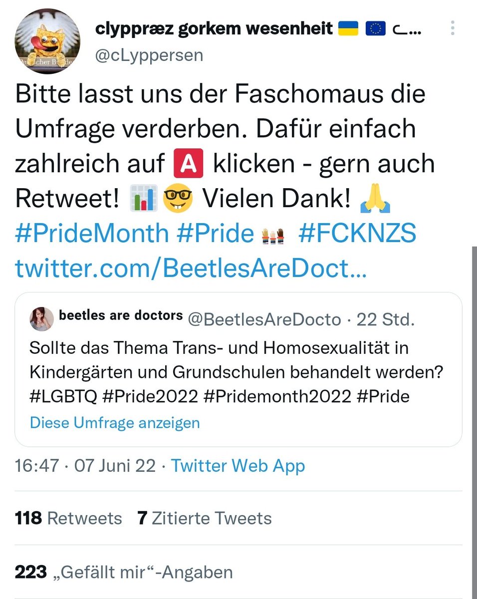 <a href="/BeetlesAreDocto/">ᵇᵉᵉᵗˡᵉˢ ᵃʳᵉ ᵈᵒᶜᵗᵒʳˢ</a> Da haste dir aber mal wieder was ganz ekliges eingetreten.🤢
