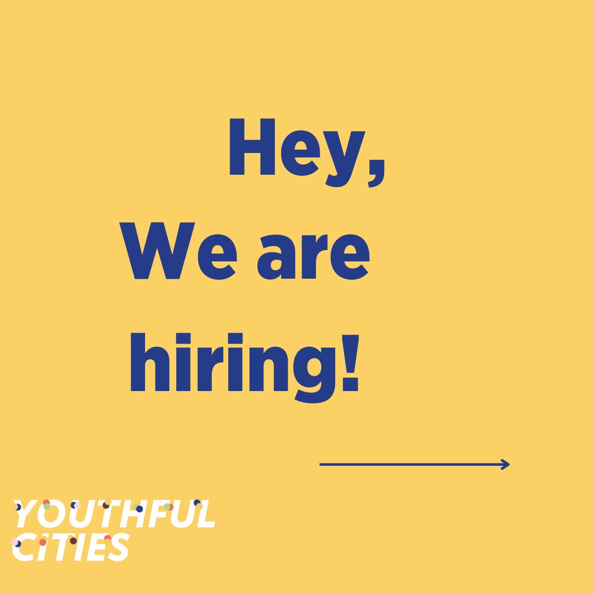 Application deadlines have been extended for our summer positions at Youthful Cities!

For more details and information on how to apply click here: lnkd.in/eKF8CVjk

Deadline: June 10th 2022