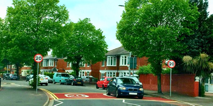 RoadSafetyWales's tweet image. Speed limits are there for your safety. It doesn&apos;t mean you can go 25, 27 or 30+ if the road is quieter than usual or if you&apos;re in a rush.

The faster you travel, the longer it takes to stop in an emergency.

If the limit is 20 mph, that is the absolute maximum you can travel.