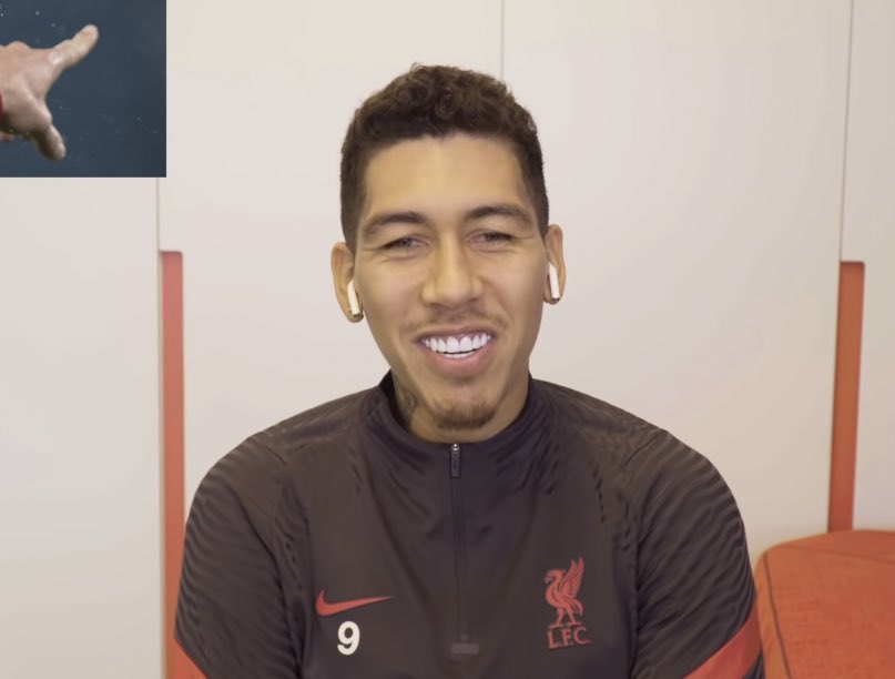 CFC_Janty's tweet image. Firmino’s teeth make white airpods look yellow 😭😭