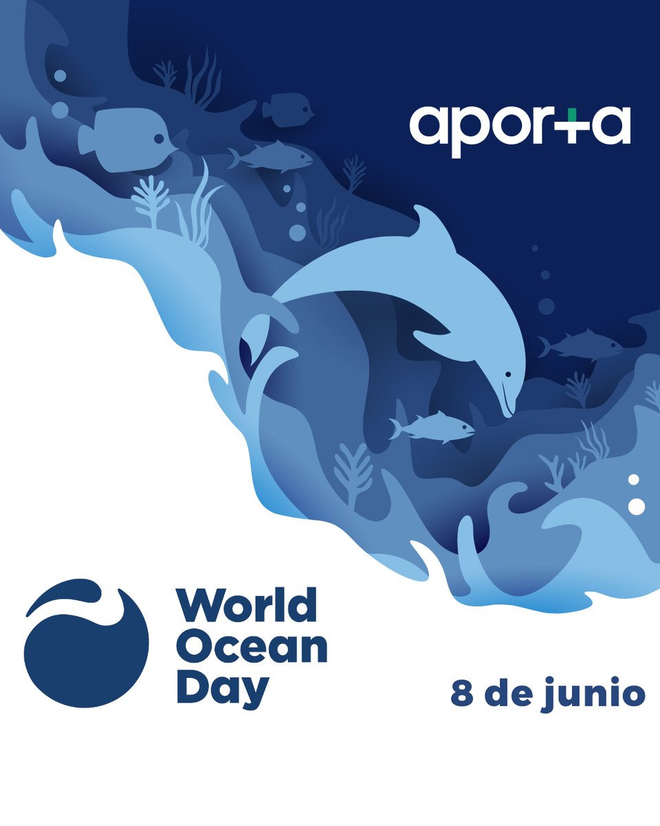 aportacm's tweet photo. Hoy es el #DíaMundialdelosOcéanos, hogar de 230.00 especies conocidas.

Los #Océanos cubren más del 70% del planeta. Son la fuente de vida y sustento de la humanidad.

El lema de este año de la @ONU_es para este día es “Revitalización: Acción colectiva por los Océanos”. https://t.co/VIkoYm5rJJ