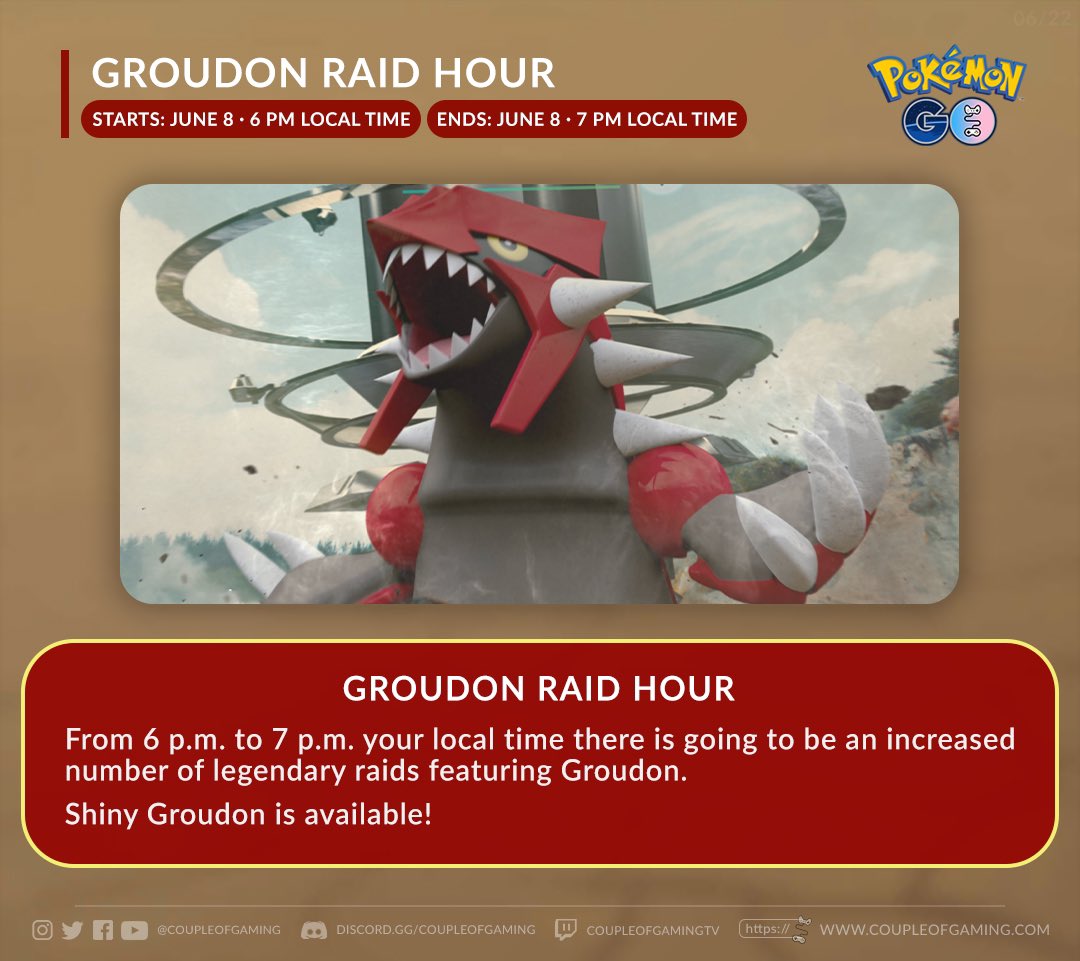 Groudon Raid Boss - Pokemon Go