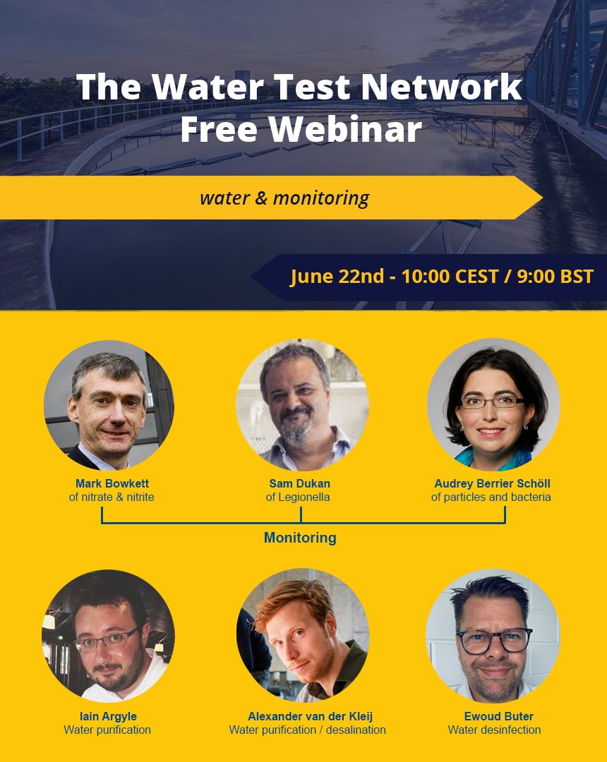 𝗪𝗮𝘁𝗲𝗿 &amp; 𝗠𝗼𝗻𝗶𝘁𝗼𝗿𝗶𝗻𝗴 is crucial for human health and the environment. So it comes as no surprise that innovative tech can contribute to a safe world.

Discover this tech in our latest (free) webinar on 𝗝𝘂𝗻𝗲 𝟮𝟮𝗻𝗱, register here: lnkd.in/eiWjGMD8