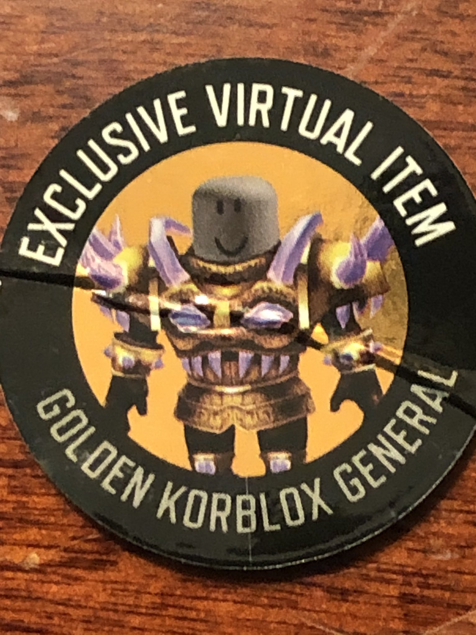 Golden Korblox General - Roblox