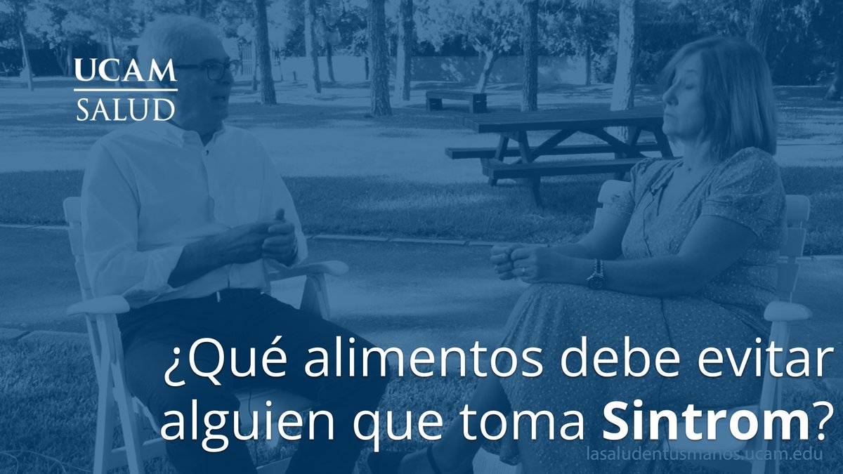 ¿Qué alimentos debe evitar alguien que toma Sintrom?

Nos lo cuenta la especialista en medicina familiar Dra. Ángeles Aragón
youtu.be/BvsGHdC-B4Q
