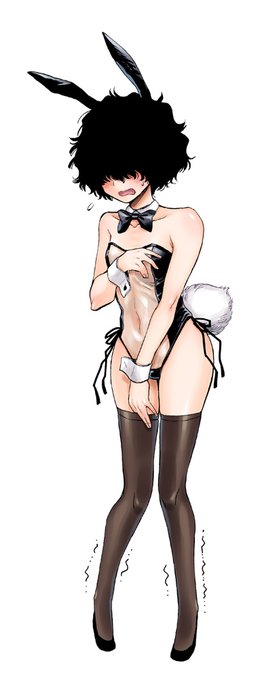 個別。4枚目はおまけで目を全部隠した版。 