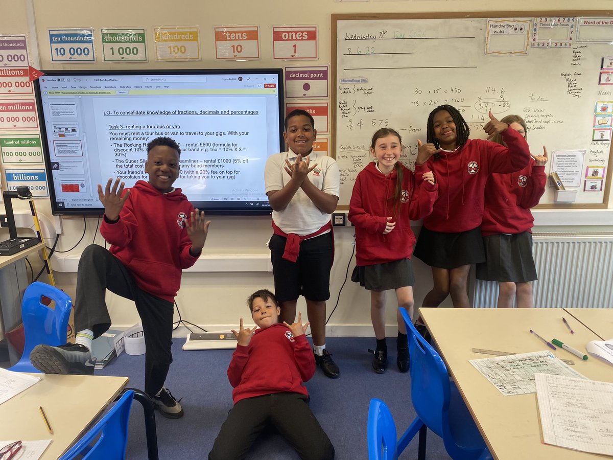 MrsMaloneCTS's tweet photo. Congratulations to our winning rock band!!! πΈ we have loved this group project. We had a budget and had to plan our gig, sell our tickets and pay our band members @MrsMalhotraCTS @CTS_Watford @MissWCTS @headcherrytree #CTMaths https://t.co/MlGvgw02vs
