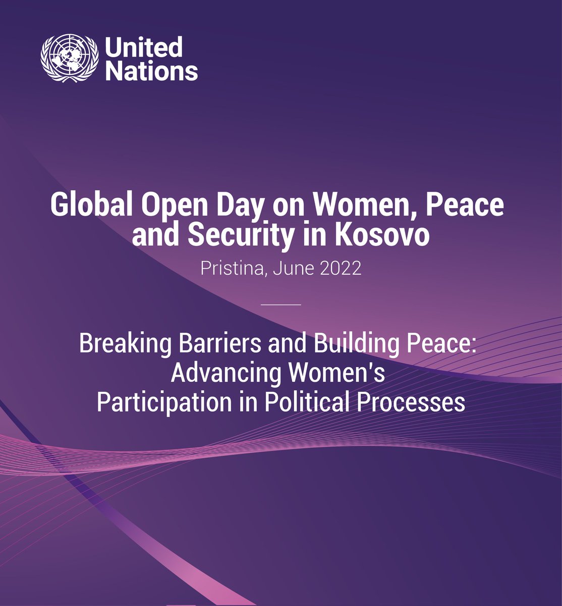 UNMIKosovo's tweet photo. SRSG Caroline Ziadeh at UN #GlobalOpenDay in Kosovo 2022 on #WomenPeaceSecurity
“Integrating a gender perspective requires the understanding that every element of a peace-building process must incorporate the views & priorities of men & women in all of their manifestations." https://t.co/l43nDS4Pjy
