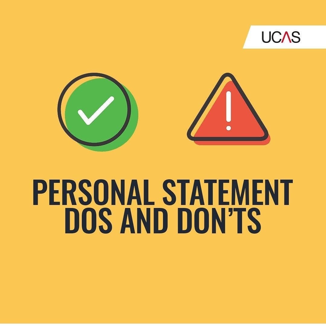 personal statements dos and don ts
