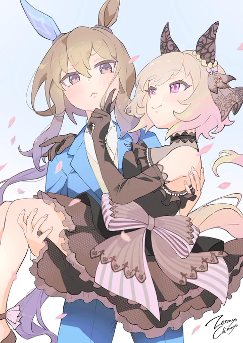 誓いますか?
#ウマ娘 #カレンチャン #アドマイヤベガ 