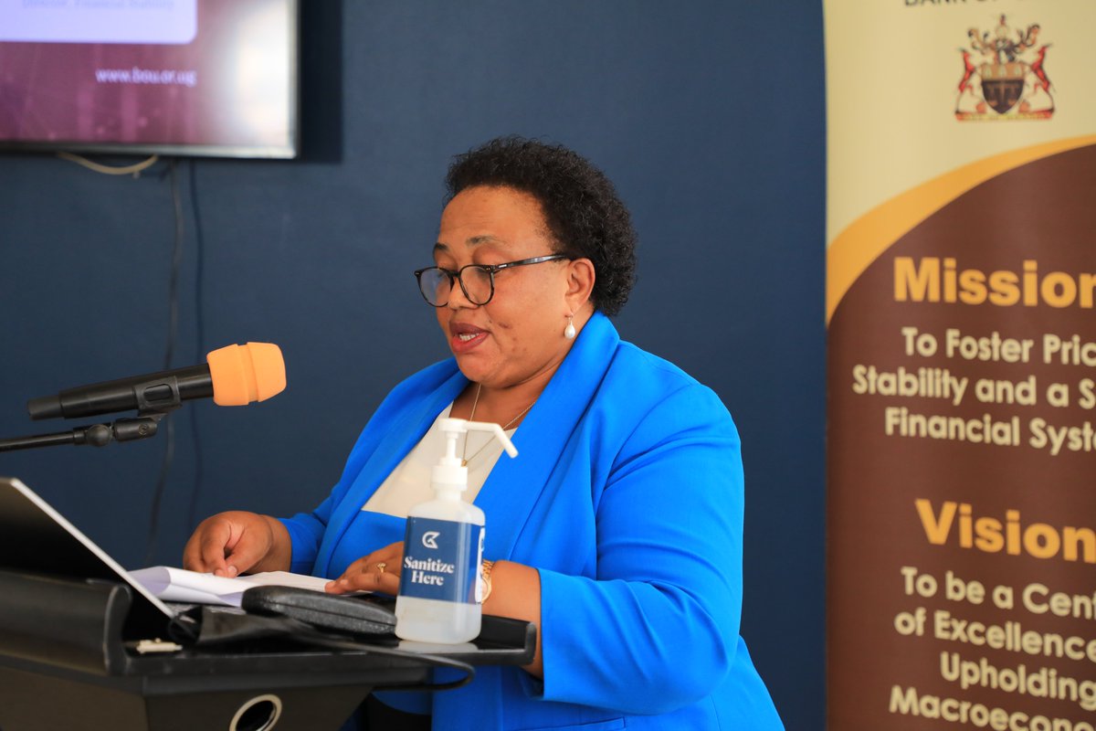 BOU_Official's tweet photo. Remarks by Mrs. Charity Mugumya, Director Communications, Bank of Uganda at the Financial Stability Symposium https://t.co/EwCUi32lhi #BOUFSS https://t.co/AOsx6JWcVS
