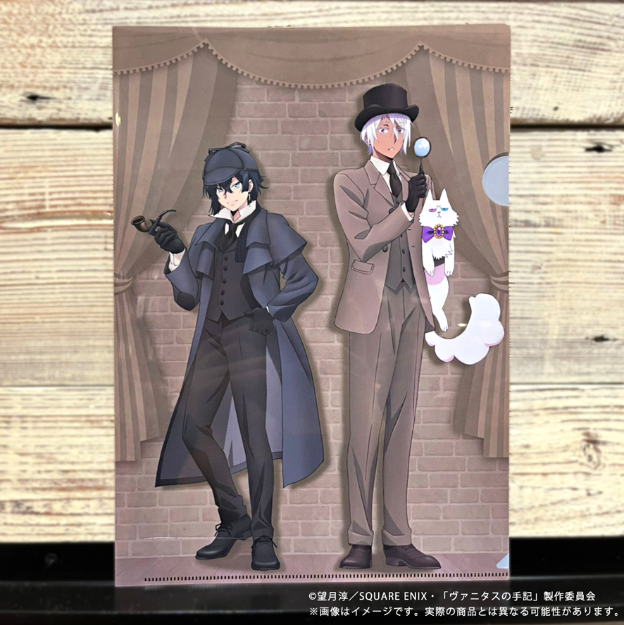 vanitas_anime's tweet photo. ／
📢スペシャルイベント
オリジナルグッズ受付中！
＼

探偵コスチュームに身を包んだヴァニタスとノエの
オリジナルグッズ✨
クリアファイルは使いやすいA4サイズ、両面キーホルダーはバッグに付けてお出掛けのおともに♪

🛒詳細はこちら
https://t.co/7LpRtoG8oD

#ヴァニタス
#ヴァニイベ https://t.co/ZnM0UPraXS