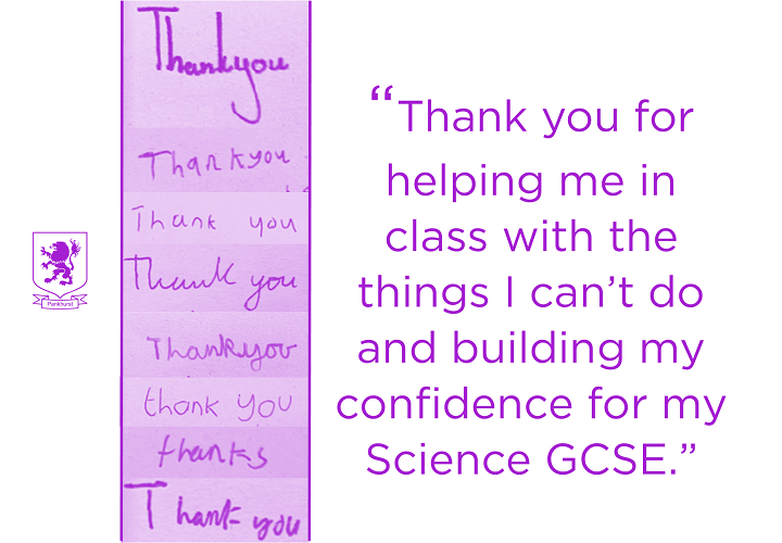 WellacreAcademy's tweet photo. It's wonderful to share Pankhurst students' appreciation for the staff that teach and support them #HalfTermHero #Pankhurst #ThankYou https://t.co/mk9VfbeR8v