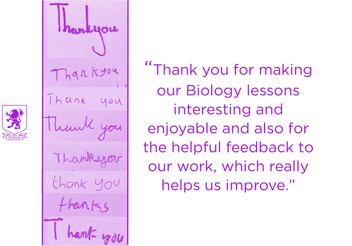 WellacreAcademy's tweet photo. It's wonderful to share Pankhurst students' appreciation for the staff that teach and support them #HalfTermHero #Pankhurst #ThankYou https://t.co/mk9VfbeR8v