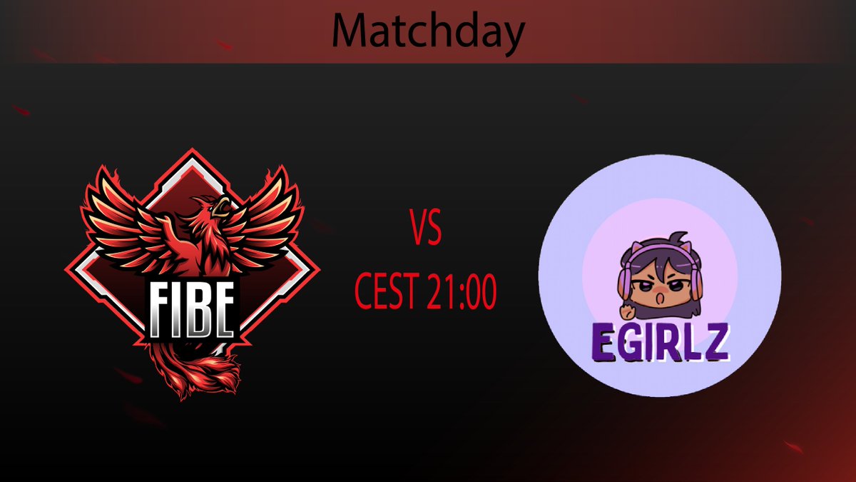 #R6S Matchday

 🏆 @EE_Leauge
 ⏰ 21:00 CEST
vs <a href="/eGirlzGG/">eGirlz eSport</a>
 
#R6S #GOFIBE