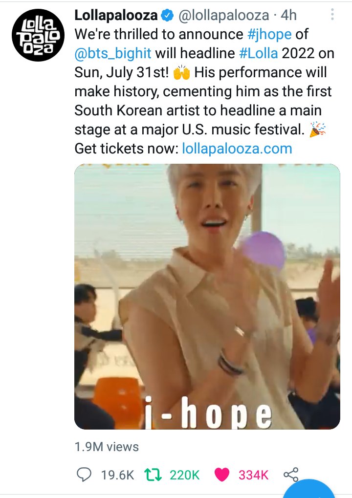 bk_bts_girl's tweet photo. @SpotifyKpop @TXT_bighit What what J-HOPE performing 1 hrs in LOLLAPALOOZA 😲😵
J-hope the first South Korean artist to headline at main stage of LOLLAPALOOZA oh my God 😭 I'm so excited to watch this so proud of you my baby boo hobi 🐿️
#JHOPEatLollapalooza
#JHOPEatLollapolaza #JHOPEOURPRIDE #jhope https://t.co/c6AG3WR7UT
