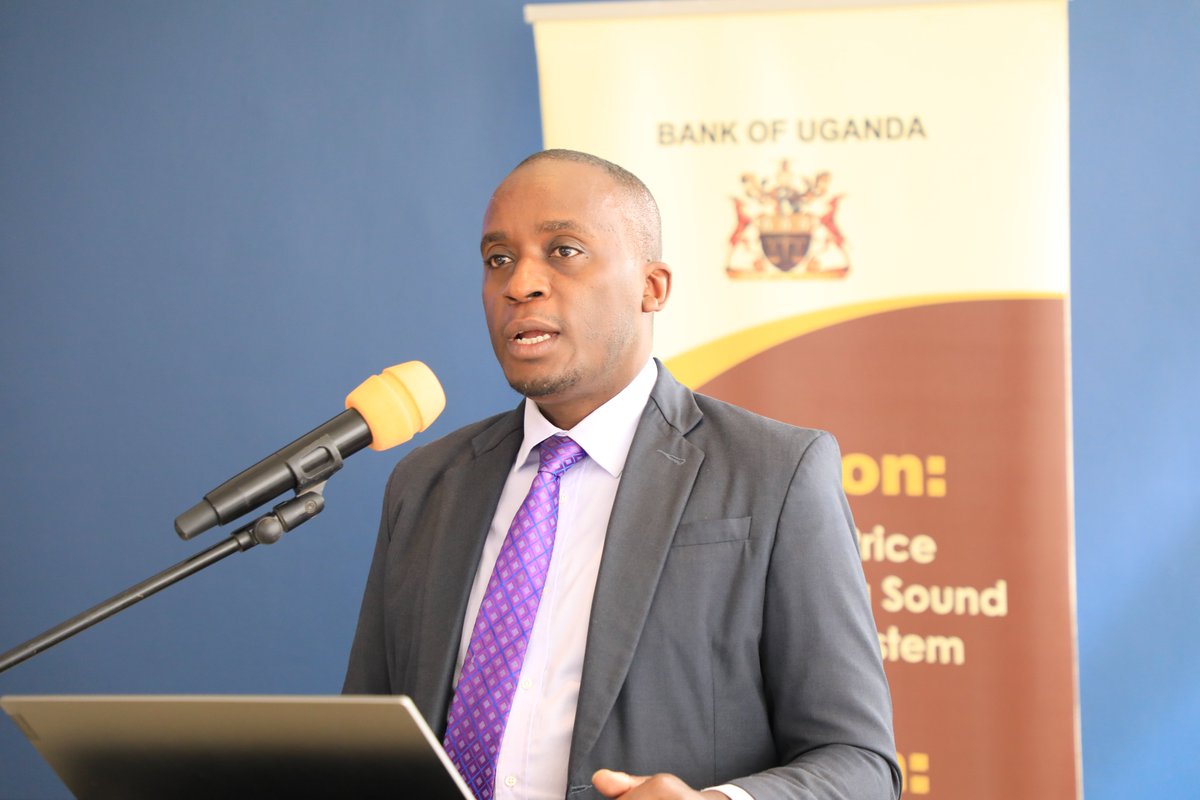 BOU_Official's tweet photo. Financial Stability Assessment Report presented to the
Financial Stability Symposium by Mr. Robert Mbabazize - Director, Financial Stability Department.
https://t.co/mar288HaZg #BOUFSS https://t.co/HHzYD8KoQZ