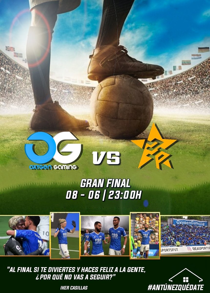 Oxygen Gaming (@gamingoxygen) on Twitter photo ¡Hoy disputamos la final de <a href="/PLGeFootBall/">PLG España</a> contra @BPLaSalle! 🏆
Pase lo que pase es un orgullo tener el grupo que tenemos con nosotros, VAMOS A POR LA VICTORIA.
➡️ Twitch.tv/TelliRodriguez
#AntúnezQuédate
#SubeteALaOxygeneta 🚌 ¡Hoy disputamos la final de <a href="/PLGeFootBall/">PLG España</a> contra @BPLaSalle! 🏆
Pase lo que pase es un orgullo tener el grupo que tenemos con nosotros, VAMOS A POR LA VICTORIA.
➡️ Twitch.tv/TelliRodriguez
#AntúnezQuédate
#SubeteALaOxygeneta 🚌