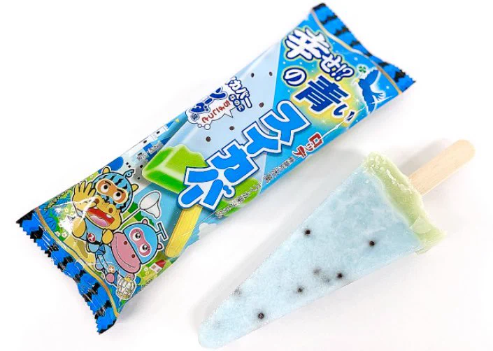 【新発売】スイカバーが青い！？幸せの青いスイカバーがセブンで発売♪
