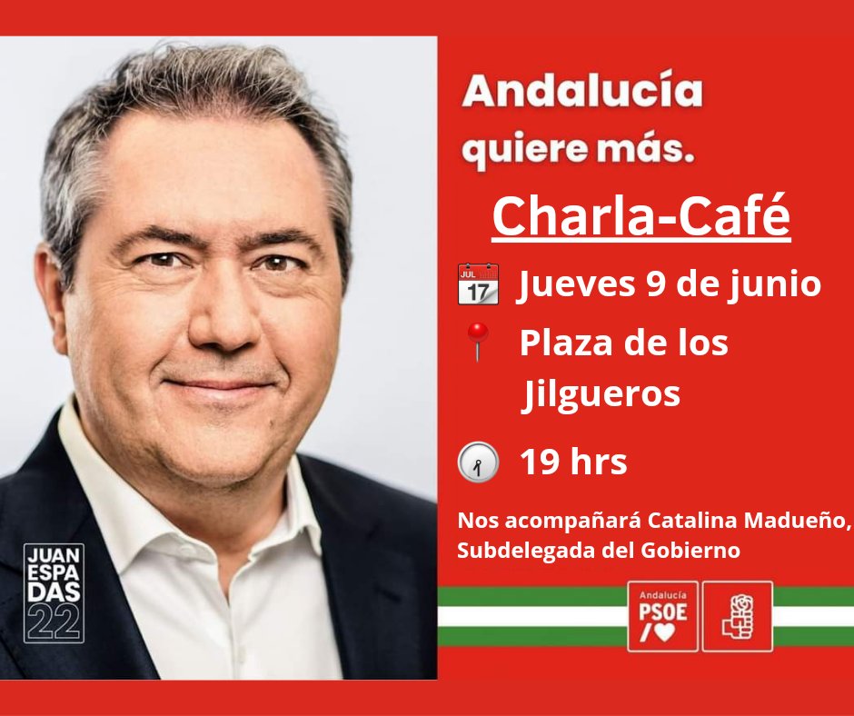 NietoJaenes's tweet photo. 𝗖̲𝗵̲𝗮̲𝗿̲𝗹̲𝗮̲-̲𝗖̲𝗮̲𝗳̲𝗲̲́ junto a nosotros y 𝗖𝗮𝘁𝗮𝗹𝗶𝗻𝗮 𝗠𝗮𝗱𝘂𝗲𝗻̃𝗼, 𝗦𝘂𝗯𝗱𝗲𝗹𝗲𝗴𝗮𝗱𝗮 𝗱𝗲 𝗚𝗼𝗯𝗶𝗲𝗿𝗻𝗼
📆 𝗝𝘂𝗲𝘃𝗲𝘀, 𝟵 𝗱𝗲 𝗷𝘂𝗻𝗶𝗼
🕢 𝟭𝟵 𝗵
📍 𝗣̲𝗹̲𝗮̲𝘇̲𝗮̲ 𝗱̲𝗲̲ 𝗹̲𝗼̲𝘀̲ 𝗝̲𝗶̲𝗹̲𝗴̲𝘂̲𝗲̲𝗿̲𝗼̲𝘀̲
#SiVotamosGanamos 
#VotaPSOE
🌹🌹🌹 https://t.co/oJxQwXXmge