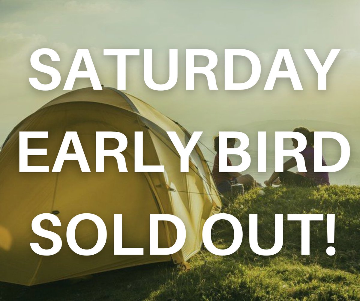Well that was fast... 

Early Birds tickets remain for our Subscribers Thurs/Fri/Sun - they're not hanging around though!